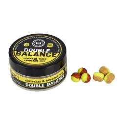 Бойли Brain Double Balance 10+8х12мм Кукурудза + Тигровий горіх