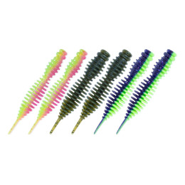 Силікон Veduta Air Worm 3″ 6шт. Mix #6