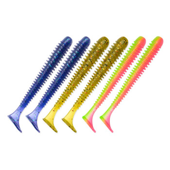 Силікон Veduta Zander Worm 3″ 6шт. Mix #7