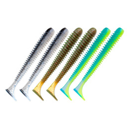 Силікон Veduta Zander Worm 3″ 6шт. Mix #10