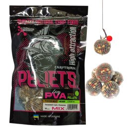 ПВА стіки готові Carptronik Lazy PVA 15шт. 3мм Тигровий горіх-Конопля