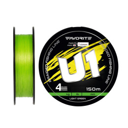 Шнур Favorite U1 PE 4x 150м (салат.) #0.5/0,121мм