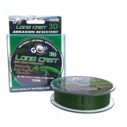 Волосінь 3D Goss Long Cast 100м 0,25мм