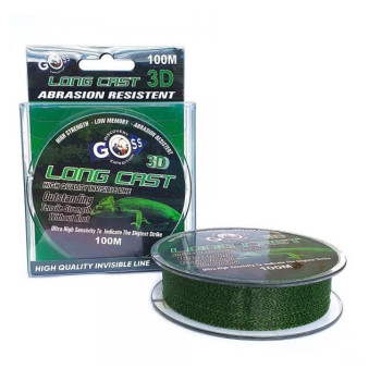 Волосінь 3D Goss Long Cast 100м 0,18мм