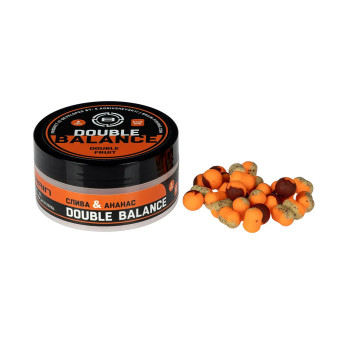 Бойли Brain Double Balance 8+6х10мм Слива-Ананас