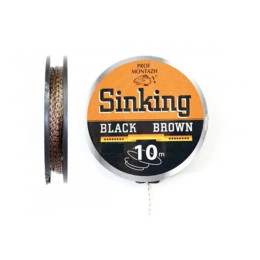 Поводочний матеріал Проф-Монтаж Black Brown 10м 20Lb 9,1кг