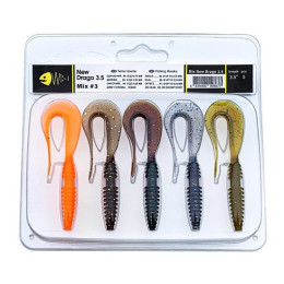 Силікон Wist New Drago Boost 3,5" 5шт. Mix #3
