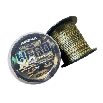 Шнур Feima Hero X4 мультиколор 1000м 33,6кг 0,35мм