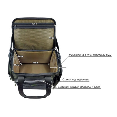 Сумка рибальська Проф-Монтаж Discovery Bag 40х30х25см