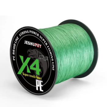Шнур Jeshupey X4 PE 1000м 6,4кг 0,12мм