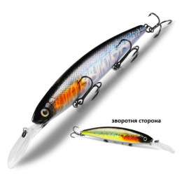 Воблер Bearking Balisong Longbill 130SF, 130мм 28,6г 2,5-3м M Gold Silver