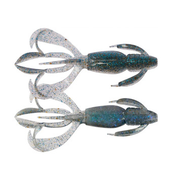 Силікон Keitech Crazy Flapper 3.6" 1шт. EA#22T Electric Silver Shiner