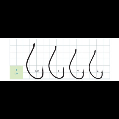 Гачки Gurza Drop Shot Hook K-1701 10шт. №2