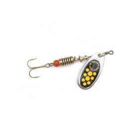 Блешня-вертушка Mepps Black Fury Silver/Yellow №3 6,5г