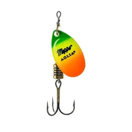 Блешня-вертушка Mepps Aglia Fluo Tiger №1 3,5г