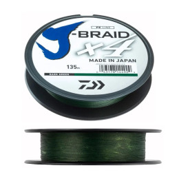 Шнур Daiwa J-Braid X4E 135м 0,13мм