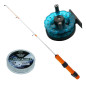 Набір для зимової риболовлі Вудка зимова Viking Junior L 54см 15г + Котушка Freeze 65мм 2BB + Волосінь Condor