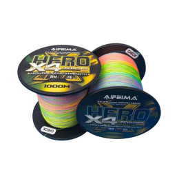 Шнур Feima Hero X4 Multicolor 1000м 21,2кг 0,25мм