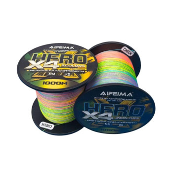Шнур Feima Hero X4 Multicolor 1000м 21,2кг 0,25мм