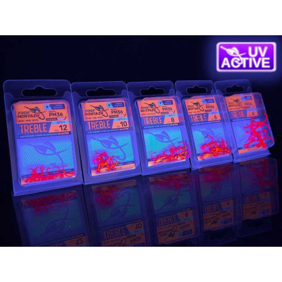 Гачок трійник Проф-Монтаж PM36 Orange UV №10