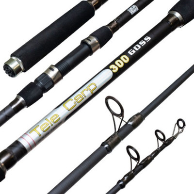 Спінінг короповий телескопічний Goss Tele Carp 150-300г 3м