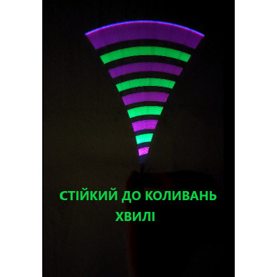 Поплавець Херабуна LED розумний, світиться на батарейці в тубусі 40см 1,5г