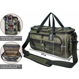 Сумка рибальська універсальна Проф-Монтаж Lures&Rigs 47х22х22см