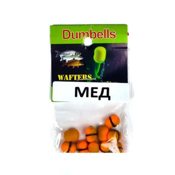 Міні бойли плаваючі ультрафіолетові пилящі Wafters-Dumbells UV Fluo 7X10мм Мед