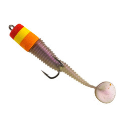 Мандула з силіконовим віброхвостом Goss 8см 3г col. 829