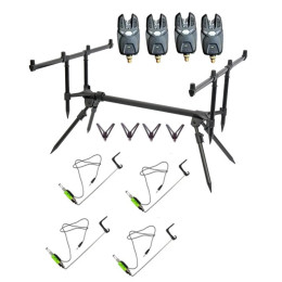 Набір короповий Род-Под Carp Pro +4 сигналізатора +4 свінгера +4 тримача
