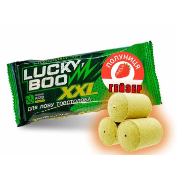 Технопланктон Lucky Boom 3x75г Гейзер FLUO Полуниця