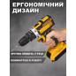 Шуруповерт акумуляторний Duk в кейсі з набором біт і свердел