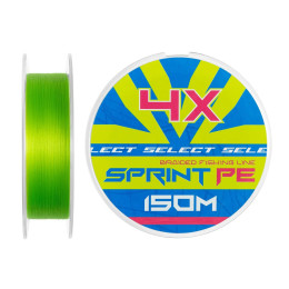 Шнур Select Sprint PE 4X Light Green 150м (салат.) #0.15/0,04мм