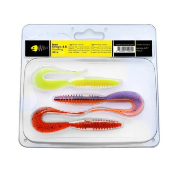 Силікон Wist New Drago Floating 4,5" 3шт. Mix #2