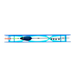 Оснастка готова поплавцева Flagman Rig 5022 7м 2г