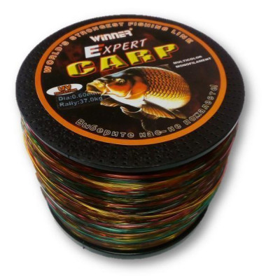 Волосінь WINNER CARP EXPERT 1000м, 0,35 мм хамелеон